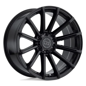 Black Rhino – ROTORUA – Black – 17″x9.5″ -12mm – All weather Wheels – 1795RTU-26140B12